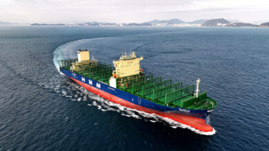 HJSC delivers first 7,700 TEU LNG dual-fuel containership