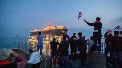 Luxury cruise ship Scarlet lady to make glorious return to city