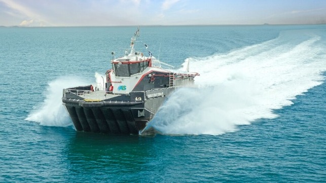 Strategic Marine Delivers Its First Surface Effect Ship for Crew Transfer