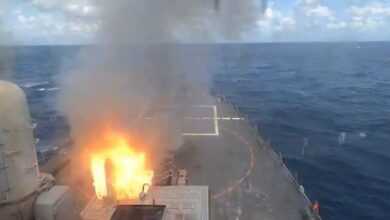 U.S. Navy Launches Tomahawk Missile Strike Against Houthi Targets