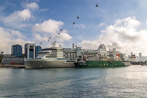 Asia Pacific’s first LNG bunkering for cruise passenger