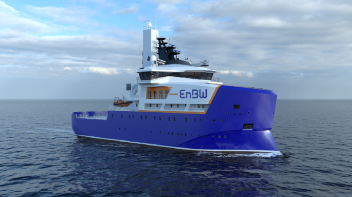 Construction Begins on North Star’s Hybrid-Electric SOV for EnBW | Maritime