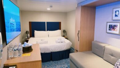 Cruise week report: Bed upgrade, expensive inside cabin, storm cancels cruises,