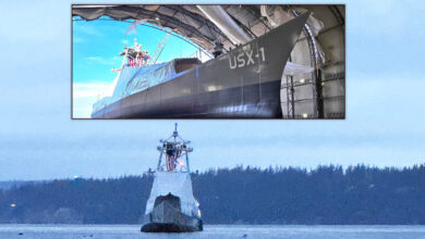 Mysterious Naval Vessel Spotted In Washington State Is A New DARPA Drone Ship