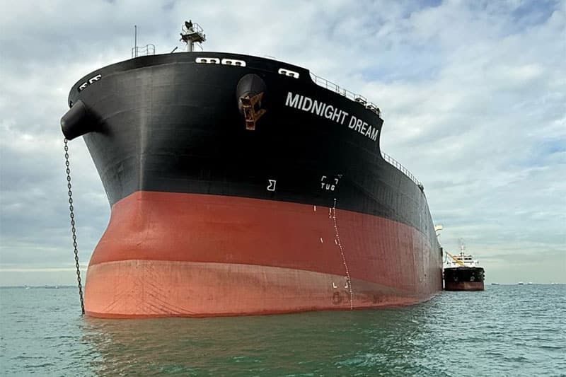 MOL conducts biofuel bunkering on Capesize bulker for BHP