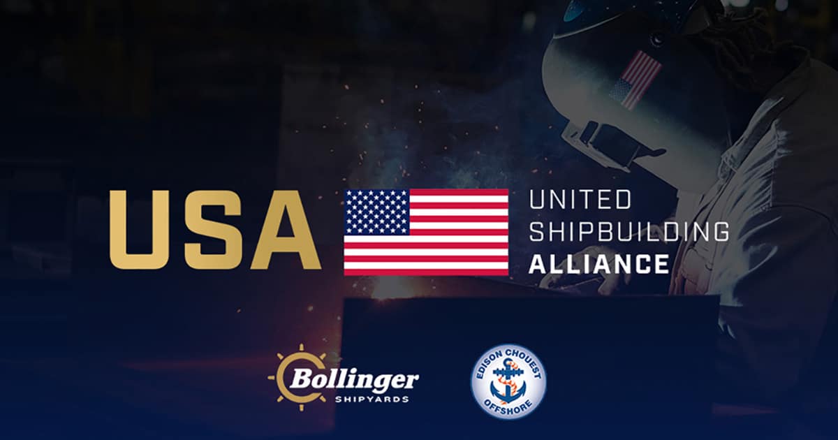 Bollinger Shipyards and Edison Chouest Offshore Launches United Shipbuilding