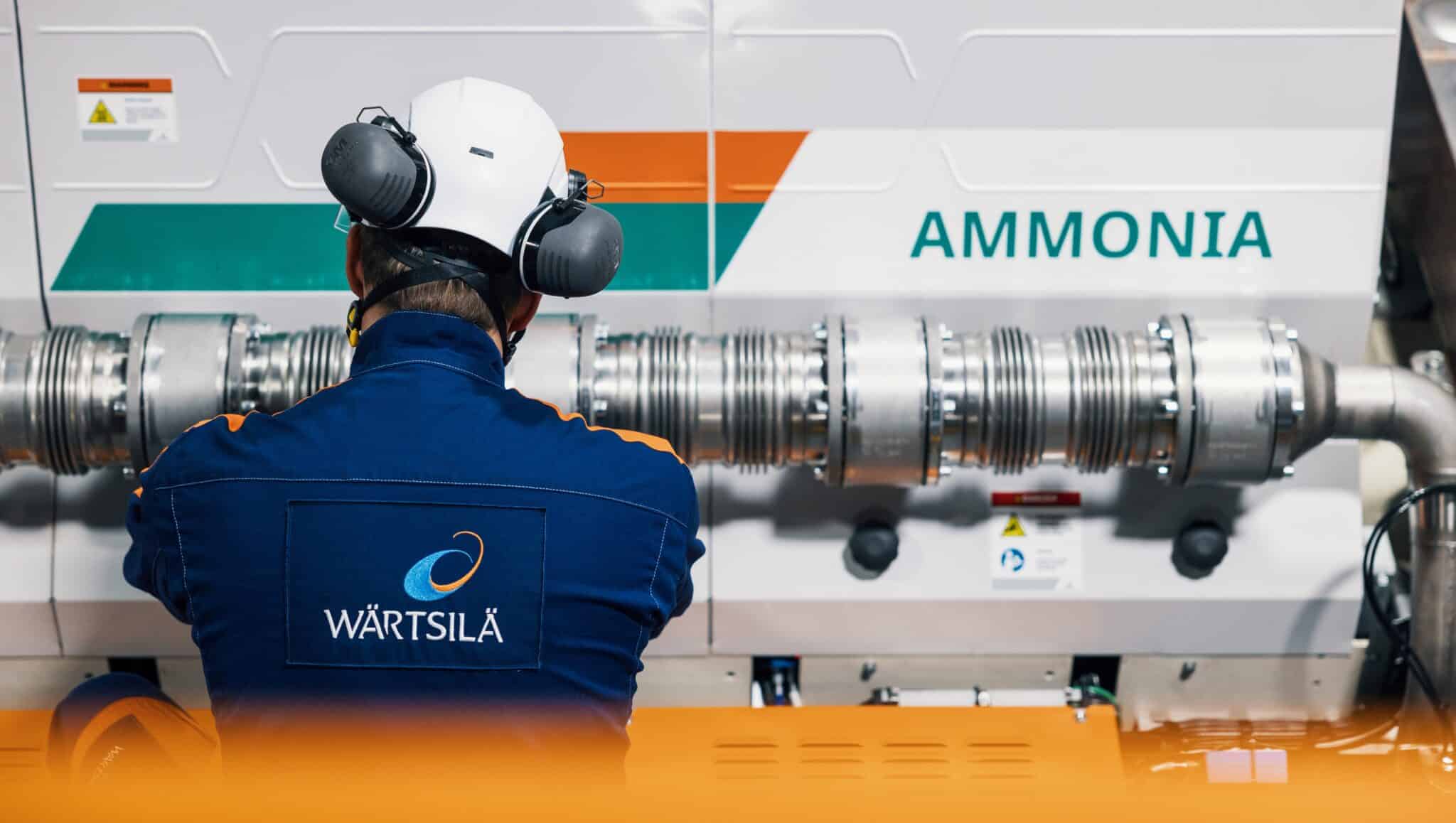 Extensive Testing Extensive testing of Wärtsilä's 4-stroke ammonia engine