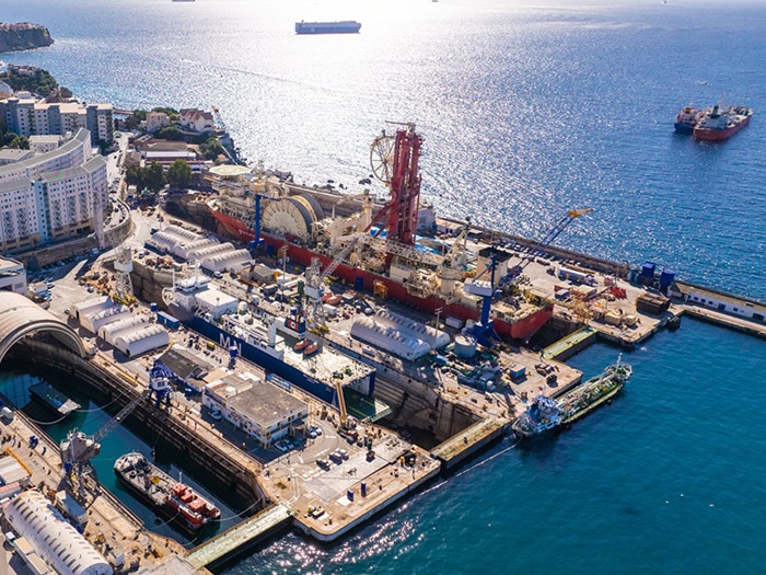 Gibdock completes renewal work on Technip’s Deep Blue