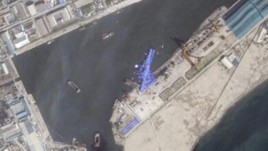 North Korea detains 4 officials over the failed launch of a naval destroyer