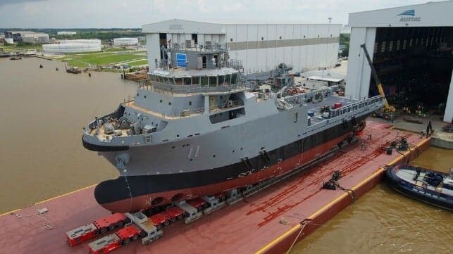 Austal USA Launches First Steel Ship Marking Expansion from Aluminum