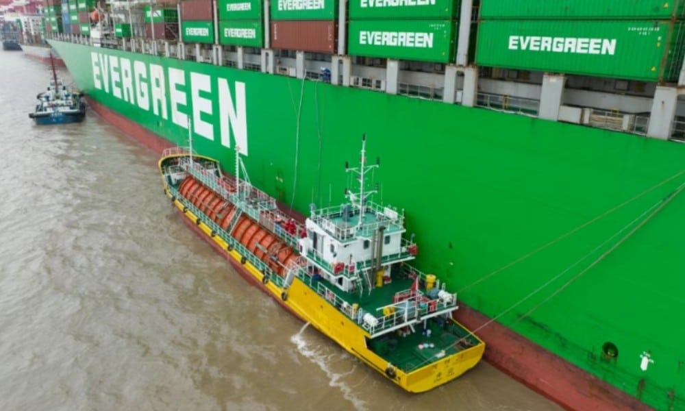 Ship-to-ship CO2 transfer makes debut in China