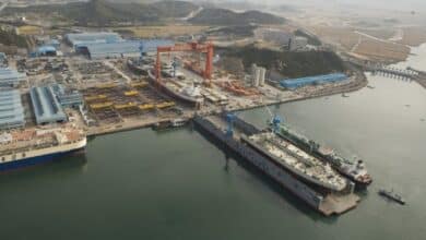 Electrical Fire Knocks Out Power at Hyundai Samho Shipyard