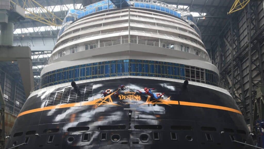 First-Ever Marvel Stern Character Installed on New Disney Cruise Ship