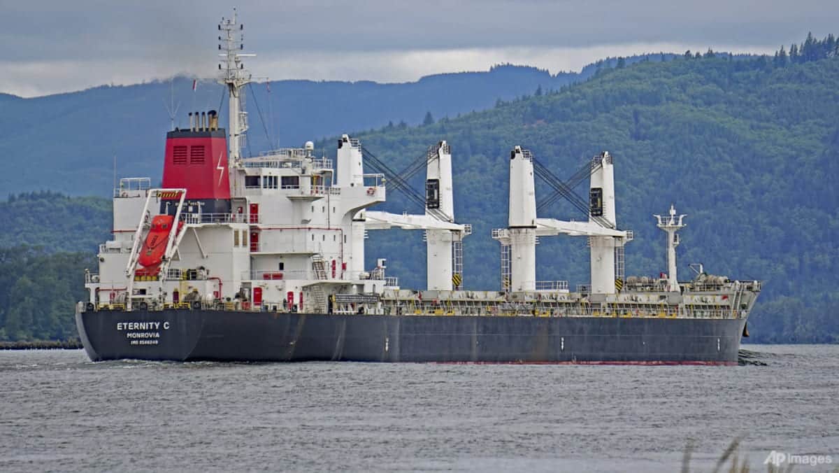 Five crew rescued from cargo ship attacked in Red Sea: