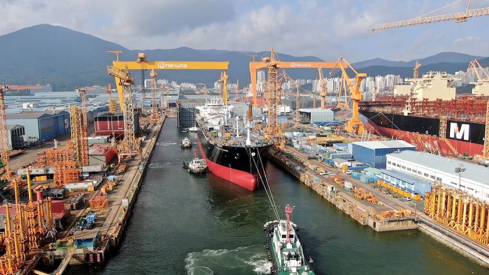 Hanwha orders historic LNG carrier from US yard