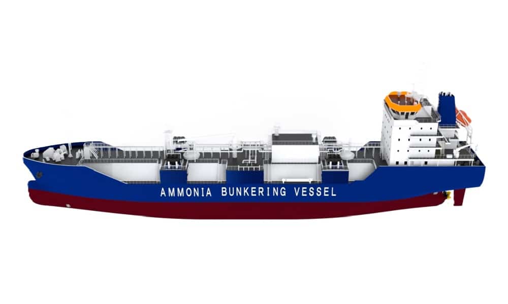Itochu orders world's first ammonia bunkering vessel