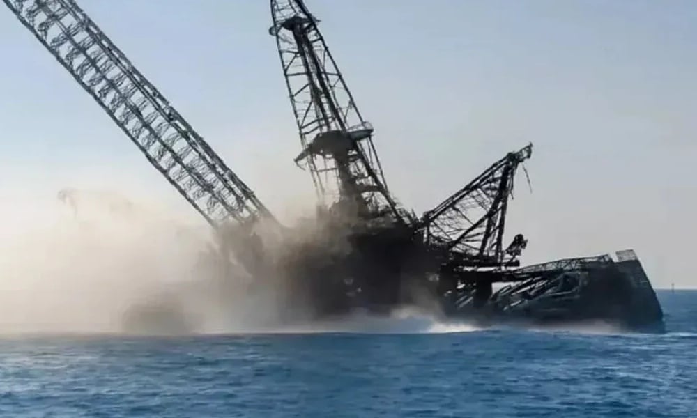 Jackup barge sinks in Gulf of Suez, four dead