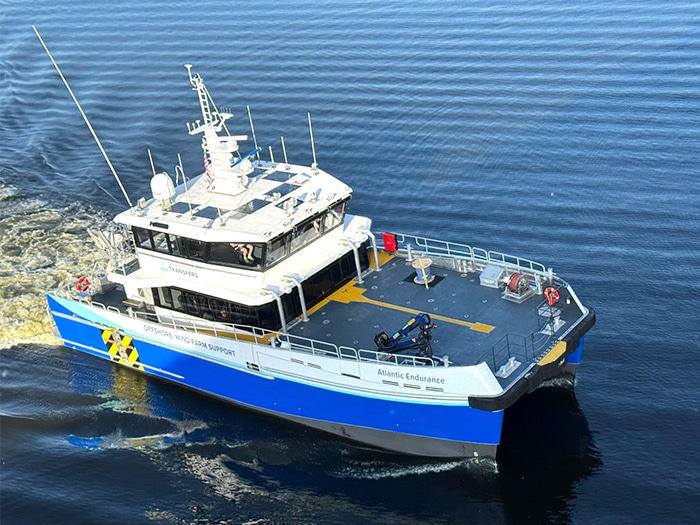 St. Johns Ship Building delivers second Chartwell-designed CTV to AWT