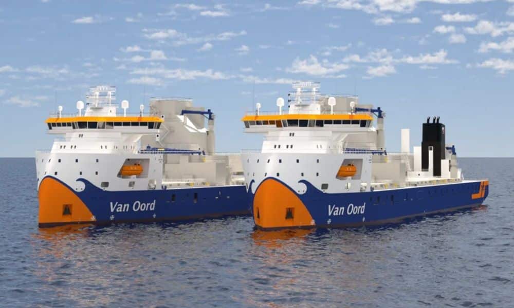 Van Oord orders pair of rock installation vessels in China