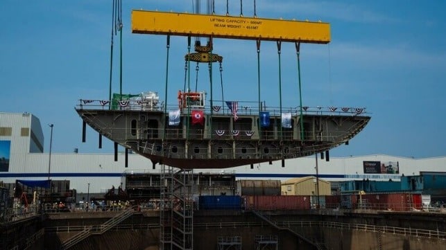 Assembly Begins on Matson’s New "Aloha Class" Ships at Philly Shipyard