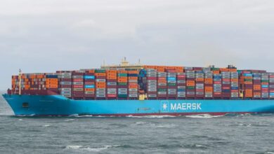 Fire hits Maersk ship off Liberia