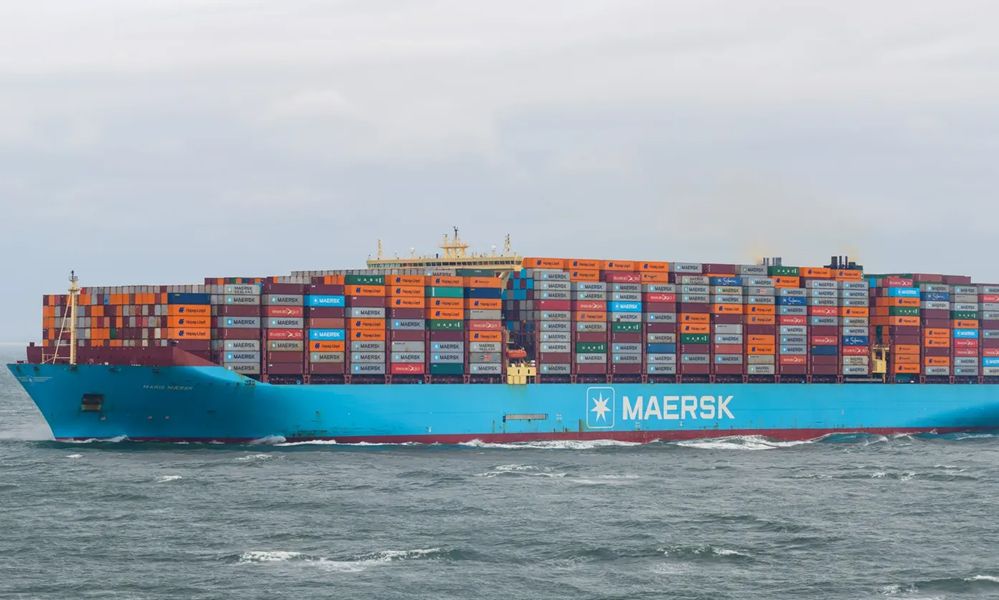 Fire hits Maersk ship off Liberia
