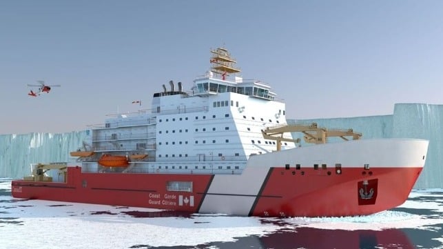 Helsinki Shipyard Cuts Steel for Canada's Next Polar Icebreaker