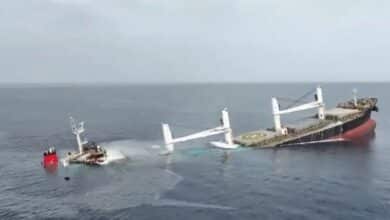 Houthis sink aid ship from Somalia, detain 10 crew members