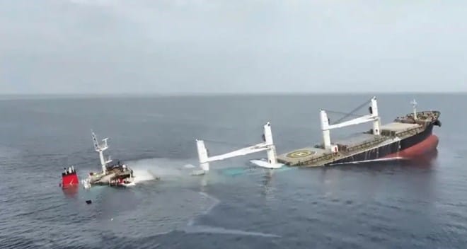 Houthis sink aid ship from Somalia, detain 10 crew members