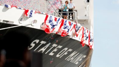 Maine Maritime Academy's New Federal Training Vessel Christened at Hanwha Philly