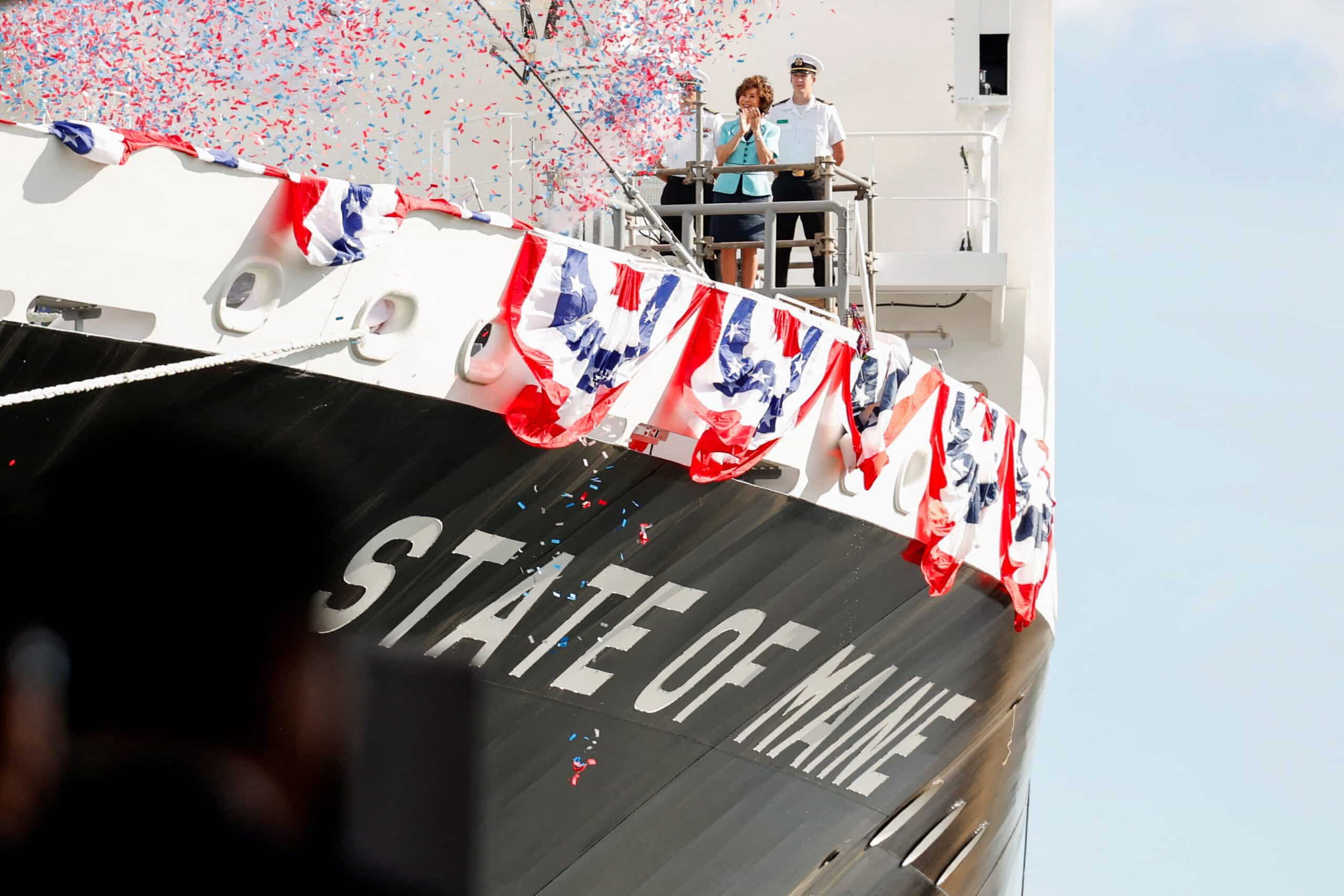 Maine Maritime Academy's New Federal Training Vessel Christened at Hanwha Philly