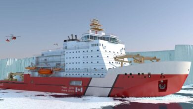 Work on icebreaker bound for Canadian Arctic begins at Davie shipyard in Finland
