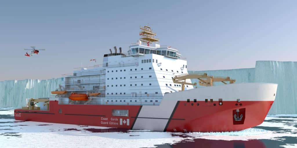 Work on icebreaker bound for Canadian Arctic begins at Davie shipyard in Finland