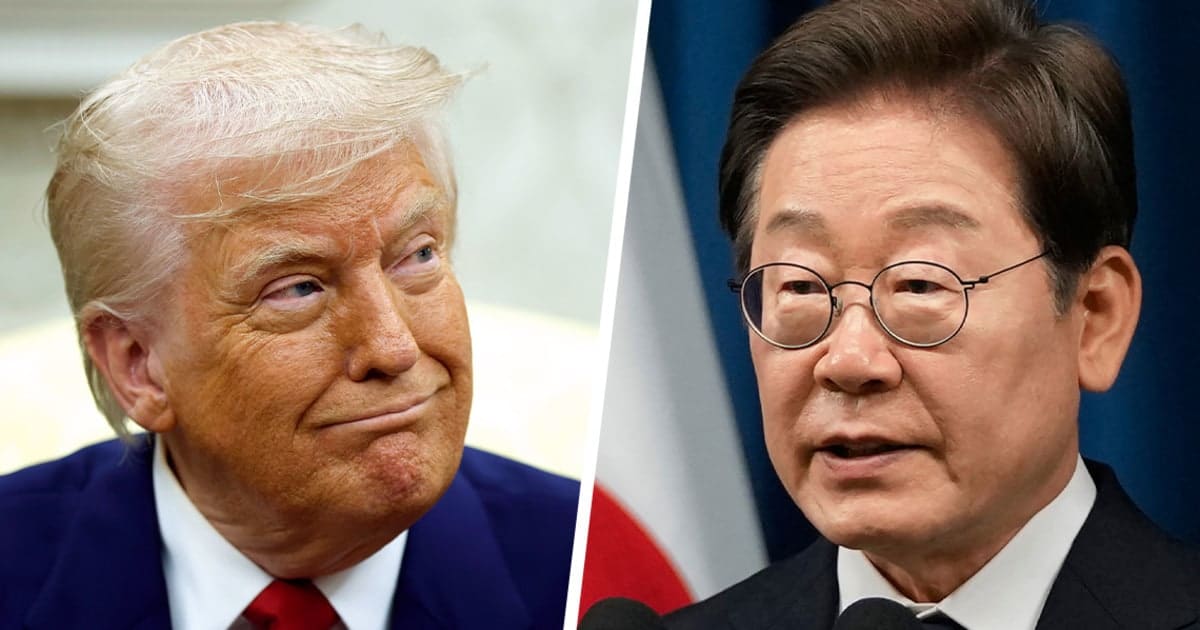 South Korea's Lee meets with Trump, promising to 'Make America Shipbuilding