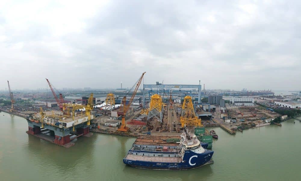 COSCO Shipping Heavy Industry in South China yard expansion