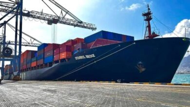 Chinese Cargo Vessel Sails Through Top of the World