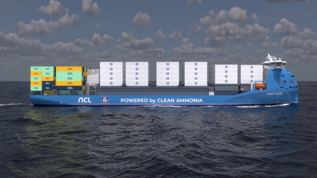Construction Begins on World's First Ammonia-Powered Containership