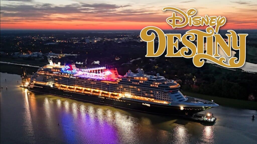 Disney Destiny Begins Ems River Conveyance Process