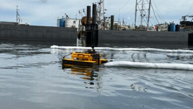 Fairhaven’s new Jellyfishbot to start scooping trash and oil spills
