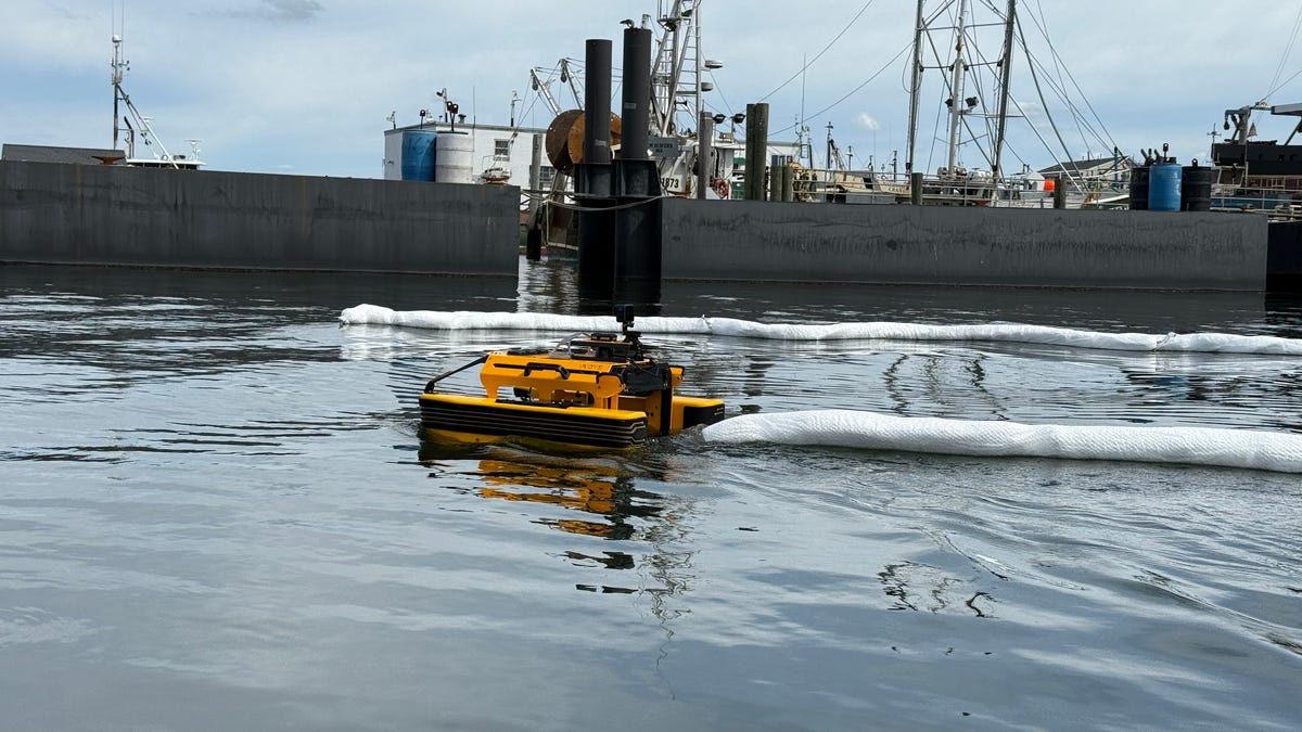 Fairhaven’s new Jellyfishbot to start scooping trash and oil spills