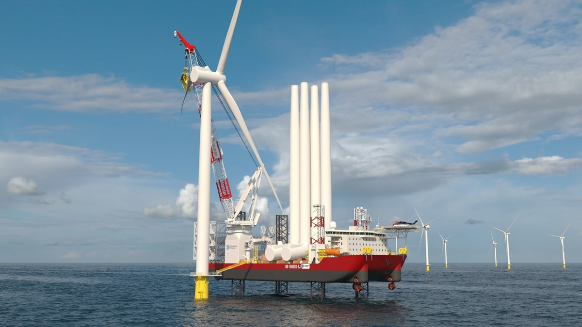 First US offshore wind ship arrives for work amid Trump attacks