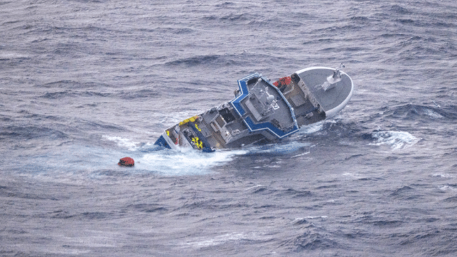 Fishing Vessel Foundered off Falklands Due to Failed Shell Door