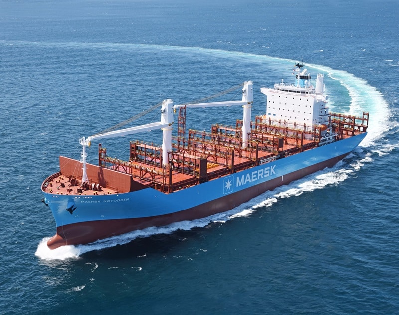 Imabari Shipbuilding sends forth 2,800 TEU boxship to Maersk