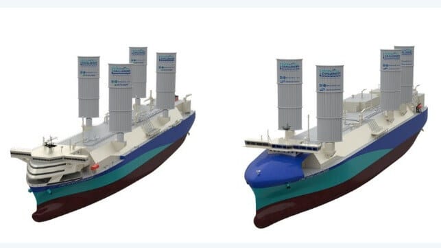 MOL Develops Innovative Designs for Wind-Assisted LNG