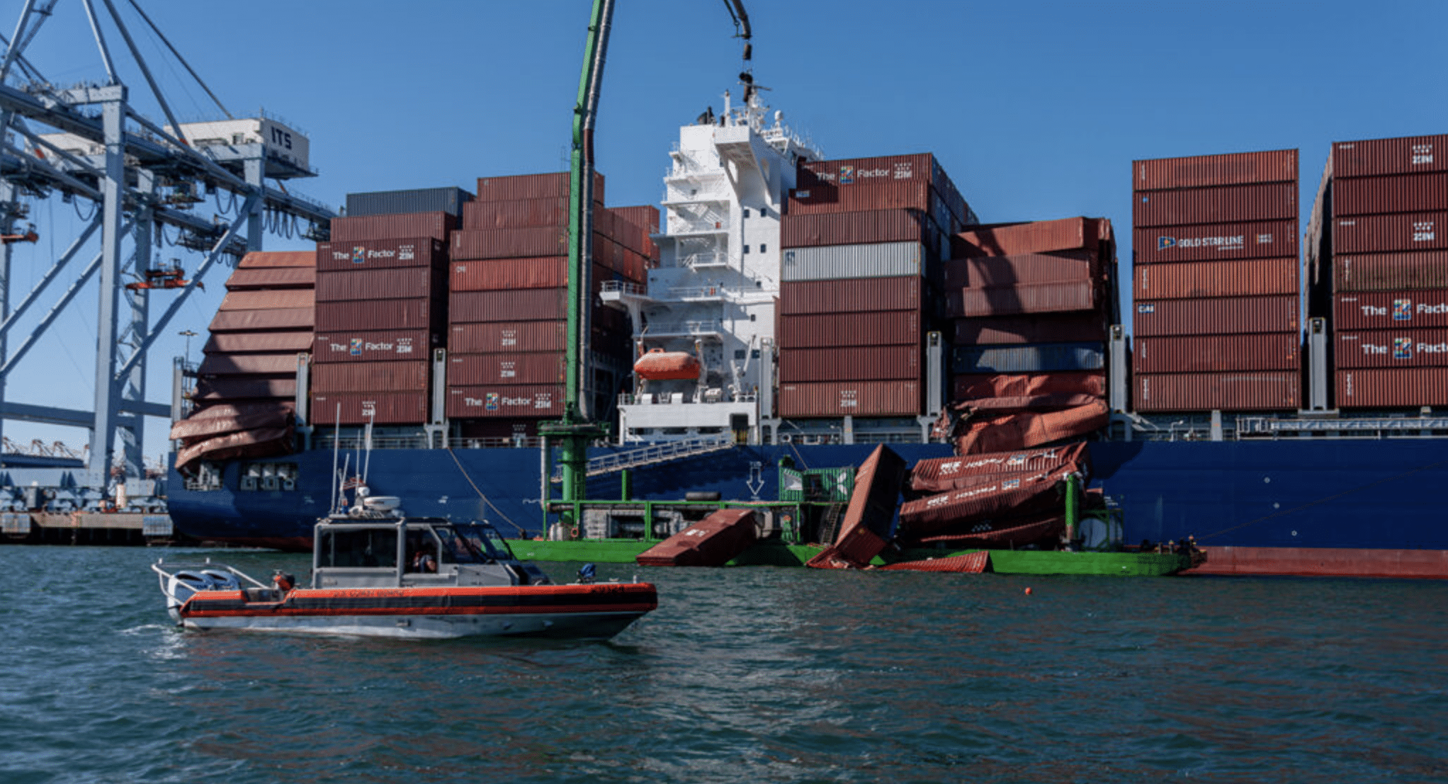 Major seafood port on US West Coast reopened following container spill