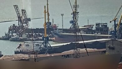 Occupiers load ships with stolen Ukrainian grain and coal in