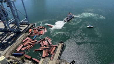 Salvage Efforts Underway After Container Spill at Port of Long Beach