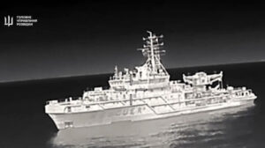 Ukraine Damages Russian Spy Ship with Long-Distance Drone Attack
