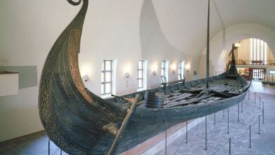 A more than 1,000-year-old Viking ship goes on a very short, final voyage