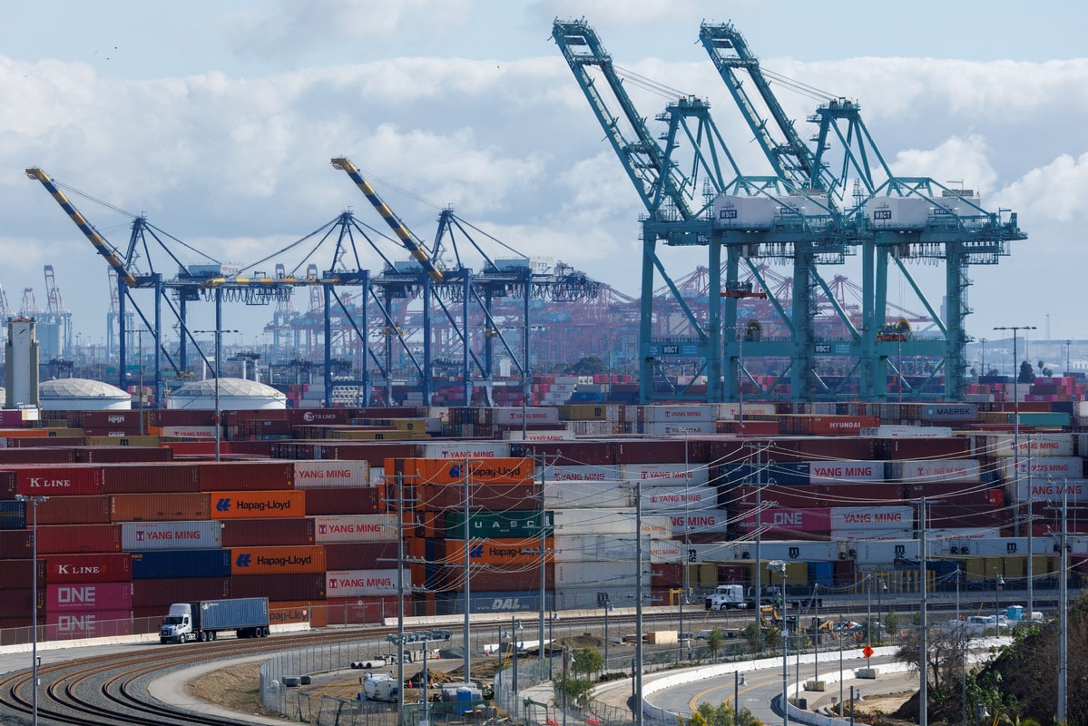 Commodity vessels clog China ports as fee imposed on US ships